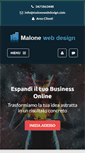 Mobile Screenshot of malonewebdesign.com